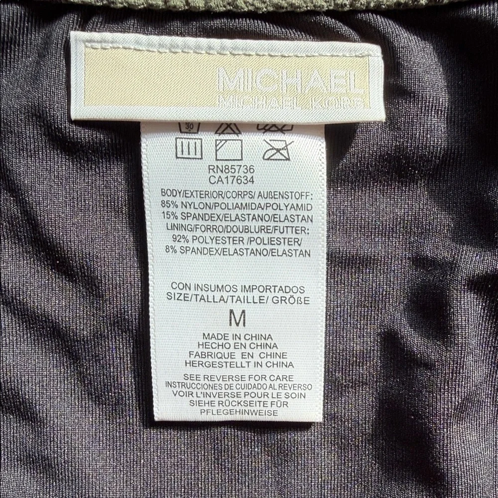 Michael Kors Dark Green Bikini Set - Picture 4 of 5